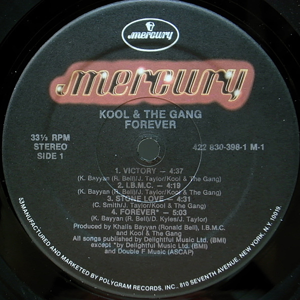 KOOL & THE GANG / Forever (LP) / Mercury | WAXPEND RECORDS