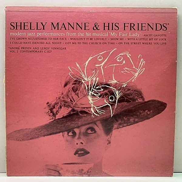 レコードメイン画像：レア!! 完全オリジナル【小文字＆1桁最初期マトD2】SHELLY MANNE My Fair Lady ('56 Contemporary) w/ ANDRE PREVIN, LEROY VINNEGAR