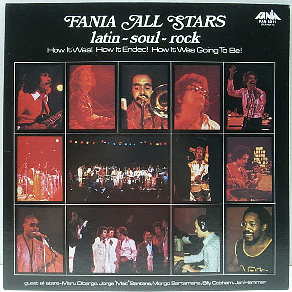 レコードメイン画像：美品!! 激シブ・ライヴ FANIA ALL STARS Latin-Soul-Rock ('74 Fania) ファニア・オールスターズ Smoke, Soul Makossa カヴァー ほか 試聴