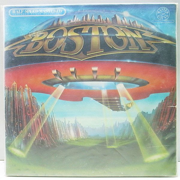 レコードメイン画像：極美盤 Half Speed 高音質プレス BOSTON Don't Look Back (Epic HE 45050) レアな外袋つき!!