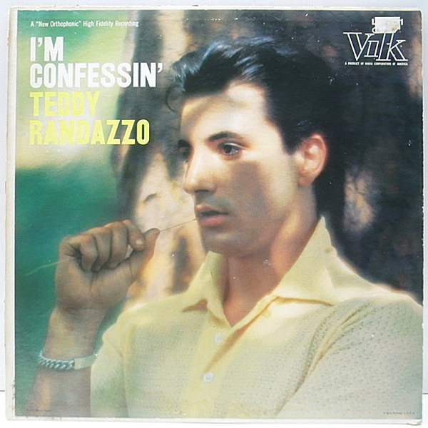 レコードメイン画像：美盤!! 1st黒ラベ 深溝 MONO オリジナル TEDDY RANDAZZO I'm Confessin' ('58 Vik) テディ・ランダッツォ 歌手時代の佳作