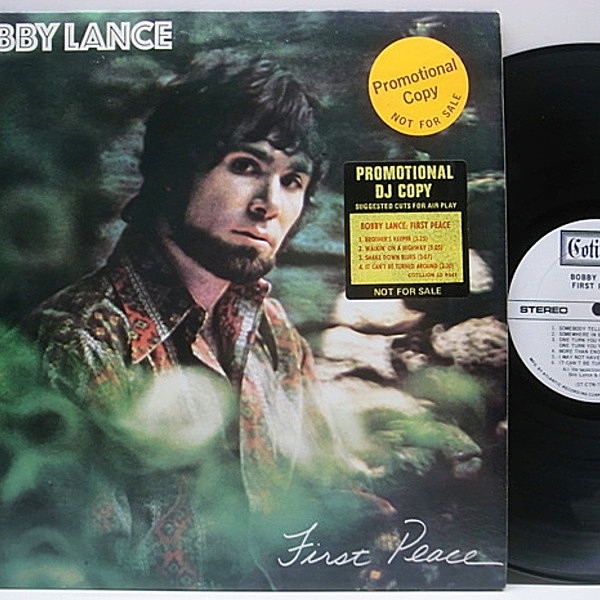 レコードメイン画像：美品 プロモ USオリジ BOBBY LANCE First Peace スワンプ サザン