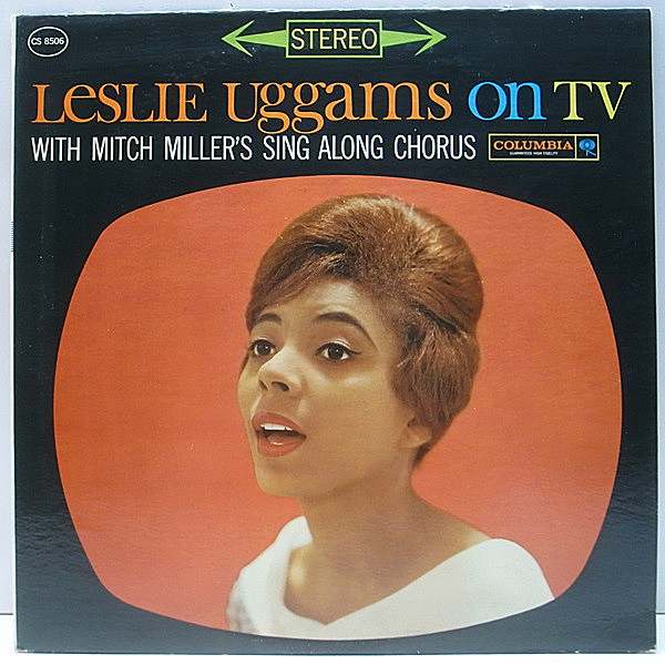 レコードメイン画像：良品!! 6eye STEREO USオリジナル LESLIE UGGAMS On TV ('61 Columbia CS 8506) 早熟の才女、レスリー・アガムズ 名盤 LP