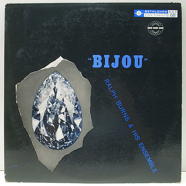 レコードメイン画像：美盤!! MONO 深溝 USオリジナル RALPH BURNS Bijou (Bethlehem 68) Jimmy Raney, Osie Johnson カルテットでピアノ弾いてます