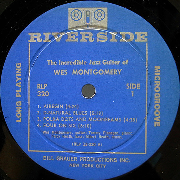 WES MONTGOMERY / The Incredible Jazz Guitar Of (LP