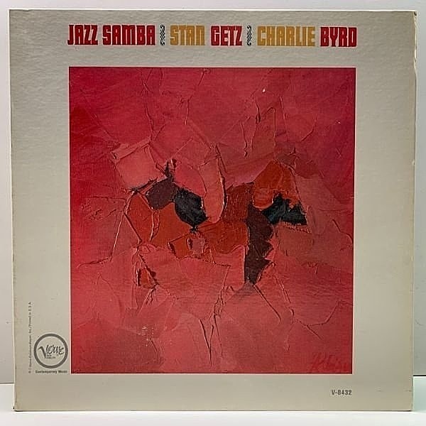レコードメイン画像：良好品!! MONO 米オリジナル STAN GETZ, CHARLIE BYRD Jazz Samba ('62 Verve) スタン・ゲッツ／ジャズ・サンバ US モノラル 初回プレス