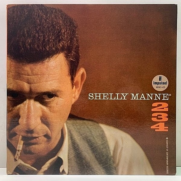 レコードメイン画像：レアな美品!! MONO US 完全オリジナル 初版AM-PAR, RVG刻印 SHELLY MANNE 234 ('62 Impulse) COLEMAN HAWKINS, EDDIE COSTA, HANK JONES