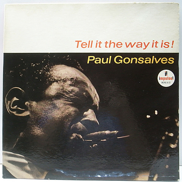 レコードメイン画像：MONO RVG刻印 橙ツヤ USオリジナル PAUL GONSALVES Tell It The Way It Is (Impulse A-55) JOHNNY HODGES, RAY NANCE, WALTER BISHOP JR.