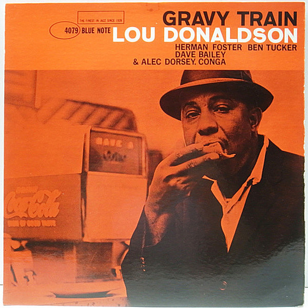 レコードメイン画像：良好!! 1st. NEWYORK MONO RVG刻印 耳 USオリジナル LOU DONALDSON Gravy Train (Blue Note BLP 4079) Herman Foster, Dave Bailey ほか