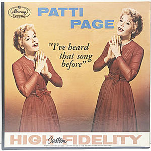 レコード画像：PATTI PAGE / I've Heard That Song Before