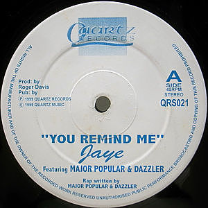 レコード画像：JAYE / You Remind Me