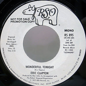 レコード画像：ERIC CLAPTON / Wonderful Tonight