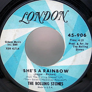 ROLLING STONES / She's A Rainbow (7) / London | WAXPEND RECORDS