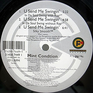 レコード画像：MINT CONDITION / U Send Me Swingin'