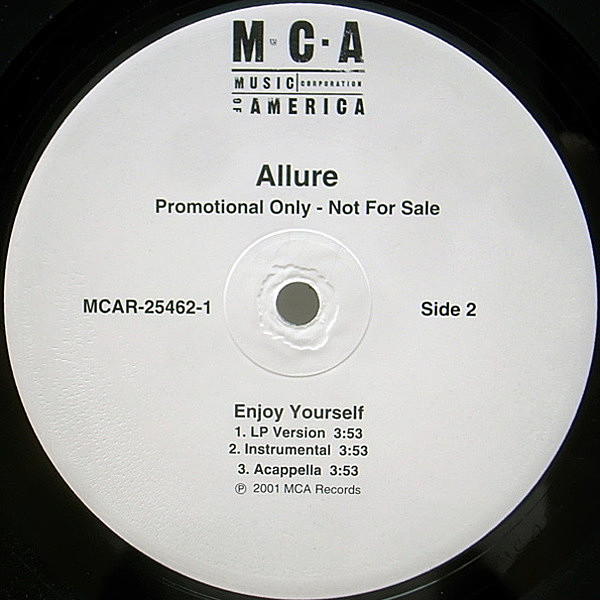 ALLURE / Enjoy Yourself (12) / MCA | WAXPEND RECORDS