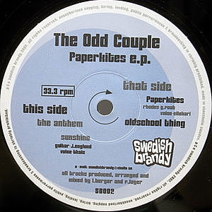 レコード画像：ODD COUPLE / Paperkites