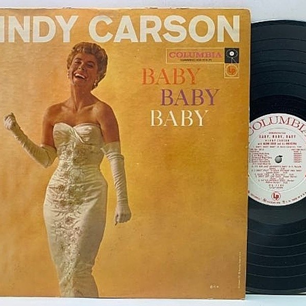 レコードメイン画像：レアな美盤!! プロモ MONO 6eye 深溝 USオリジナル MINDY CARSON Baby Baby Baby ('58 Columbia) ミンディ・カーソン Jazzyな最高傑作