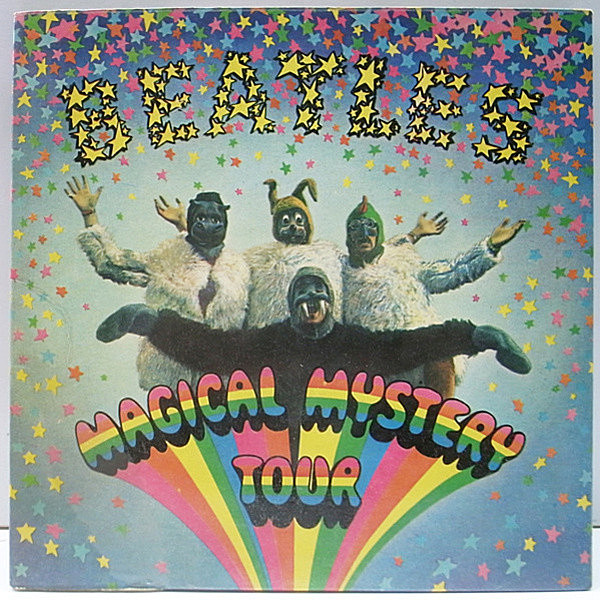 レコードメイン画像：良好!! MONO 英 UKオリジナル THE BEATLES Magical Mystery Tour (Parlophone MMT 1) モノラル 2枚組み EP 45RPM.