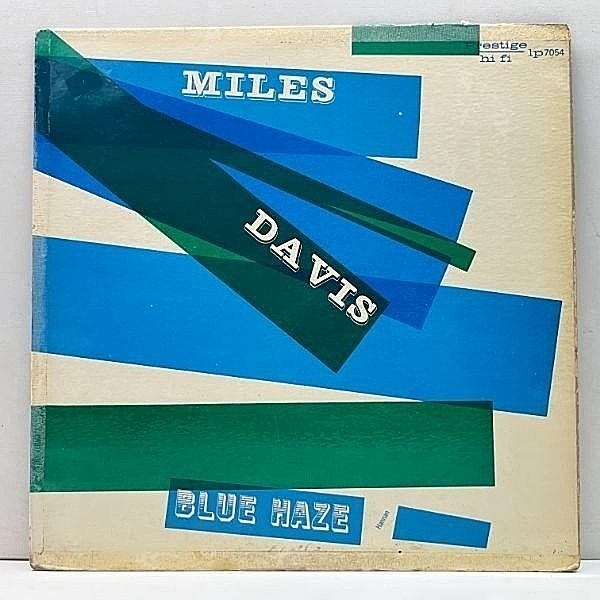 レコードメイン画像：【初回446West, NYC】USオリジナル MILES DAVIS Blue Haze (Prestige 7054) 手書きRVG MONO 深溝 w/Charles Mingus, Art Blakey