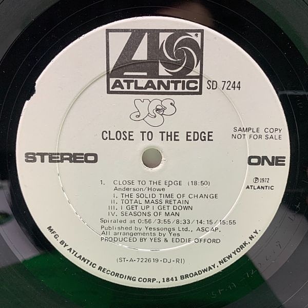 プロフ必読yes】レコード6枚セット YES / Close To The Edge (LP
