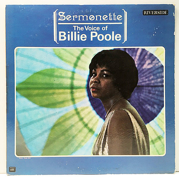 レコードメイン画像：【Kenny Burrell, Clark Terry】良好盤!! MONO 米オリジナル BILLIE POOLE Sermonette (Riverside RLP 425) 抜群の歌唱力 1st デビュー盤