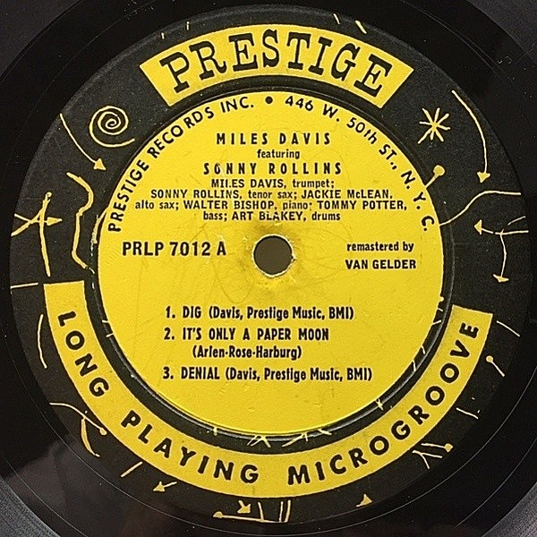 MILES DAVIS / SONNY ROLLINS / Dig (LP) / Prestige | WAXPEND