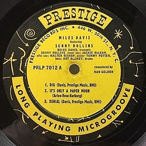 MILES DAVIS / SONNY ROLLINS / Dig (LP) / Prestige | WAXPEND
