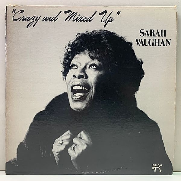 レコードメイン画像：極美盤!! USオリジナル SARAH VAUGHAN Crazy And Mixed Up ('82 Pablo) ROLAND HANNA, JOE PASS ほか サラ・ヴォーン 80'sを代表する名作