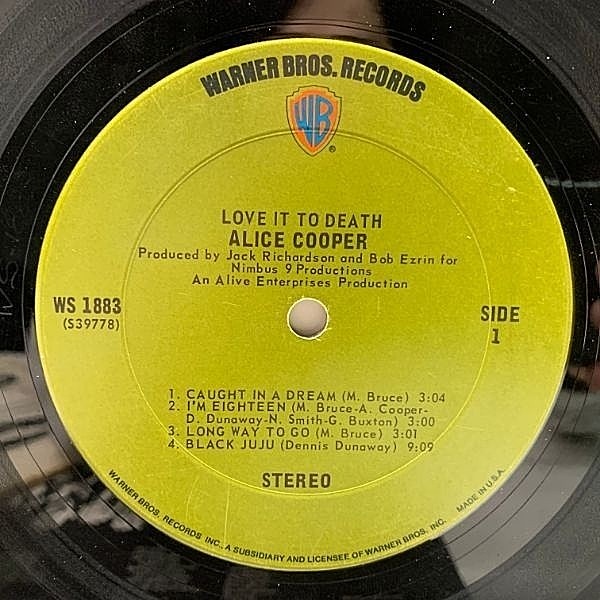 ALICE COOPER/LOVE IT TO DEATH【輸入盤】レコード ALICE COOPER/LOVE IT TO DEATH【輸入盤】レコード Amazon.co.jp