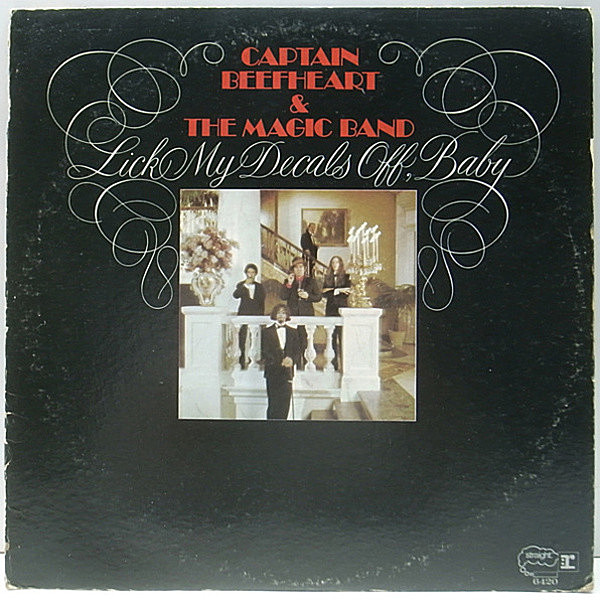 レコードメイン画像：初版 Straight ピンクLbl. マト1 USオリジナル CAPTAIN BEEFHEART Lick My Decals Off Baby 米 初回プレス LP