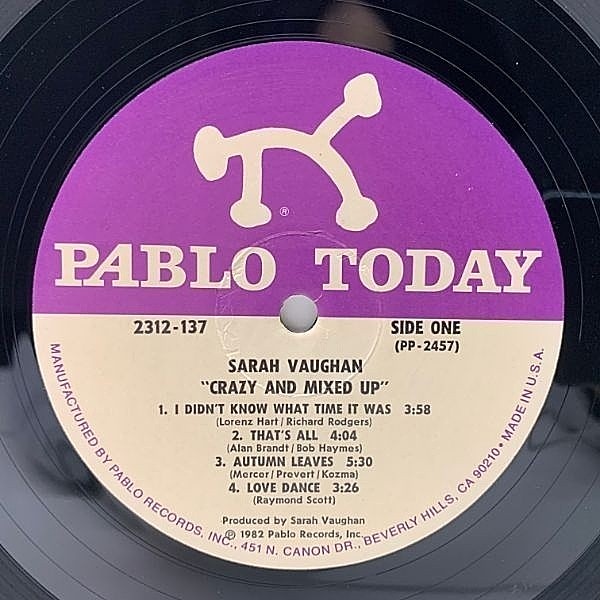 レア‼︎! テストプレス‼︎ SARAH VAUGHAN 蓄音機 SP盤レコード レア！ テストプレス 78rpm DUKE ELLINGTON SP盤 蓄音機 - メルカリ
