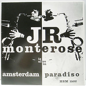 レコード画像：J.R. MONTEROSE / Is Alive In Amsterdam Paradiso