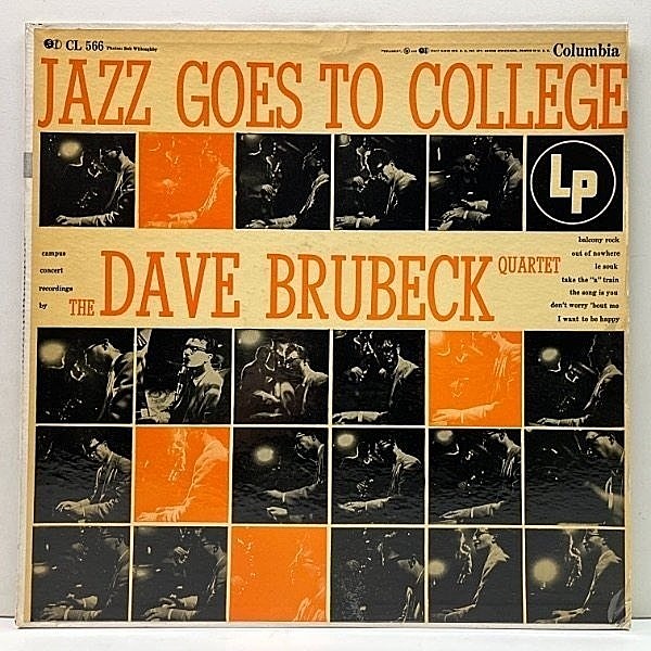 レコードメイン画像：レアな美盤!! MONO 6eye 深溝 コート DAVE BRUBECK QUARTET Jazz Goes To College (Columbia CL 566) w/ Paul Desmond カレッジ・ライヴ