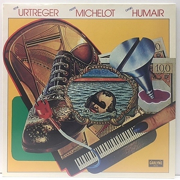 レコードメイン画像：美品 FRANCE 仏 Orig. RENE URTREGER / PIERRE MICHELOT / DANIEL HUMAIR ('79 Carlyne) 欧州ピアノトリオ 最高峰 掛け帯・解説 EXPORT仕様