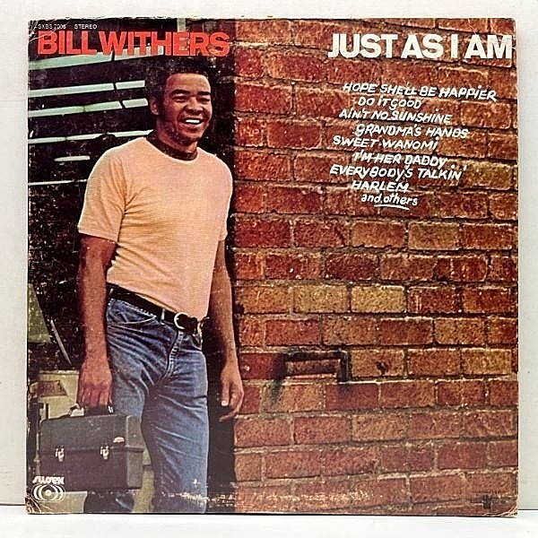 レコードメイン画像：USオリジナル Bellsound刻印 BILL WITHERS Just As I Am／1st ('71 Sussex) ビル・ウィザース 消えゆく太陽 Ain't No Sunshine ほか
