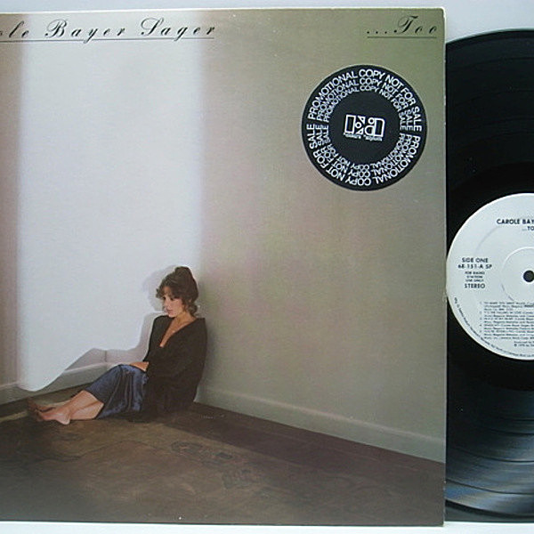 レコードメイン画像：美品!! 白プロモ US Orig. CAROLE BAYER SAGER ...Too / AOR名作