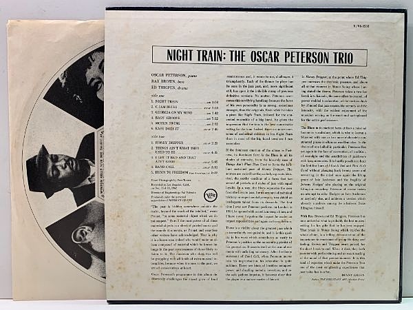 OSCAR PETERSON / Night Train (LP) / Verve | WAXPEND RECORDS