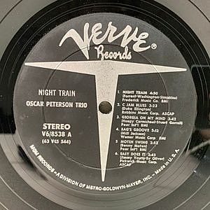 OSCAR PETERSON / Night Train (LP) / Verve | WAXPEND RECORDS