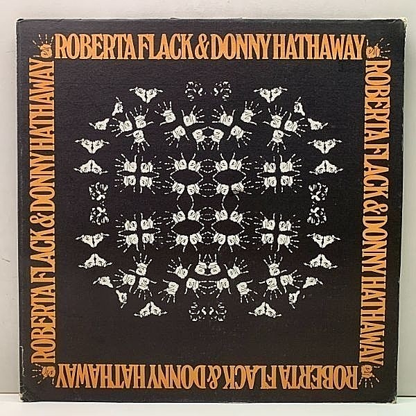 レコードメイン画像：USオリジナル Aマト BROADWAYアド ROBERTA FLACK & DONNY HATHAWAY ('72 Atlantic) ロバータ・フラック & ダニー・ハサウェイ