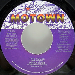 レコード画像：DIANA ROSS / This House / Paradise