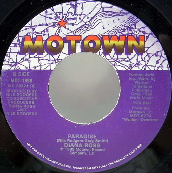 DIANA ROSS / This House / Paradise (7) / Motown | WAXPEND