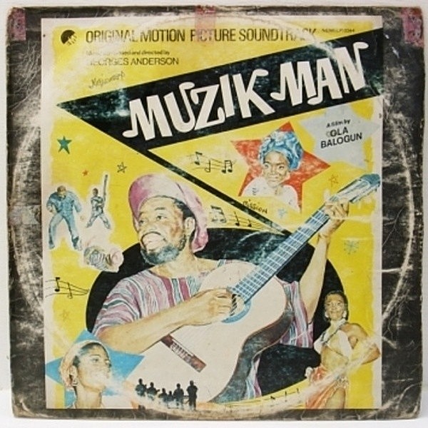 レコードメイン画像：超入手難!! Nigeria オリジナル GEORGES ANDERSON MUZIK MAN ('76 EMI) afro funk アフロファンク OST サントラ