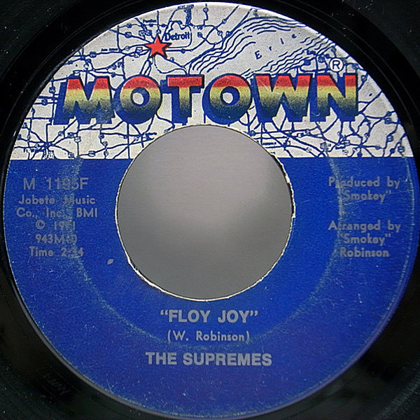 レコードメイン画像：SUPREMES Floy Joy / This Is The Story ('72 Motown) シュープリームス 哀愁のメロウ・バラード 収録 7インチ 45RPM. 特価プライス