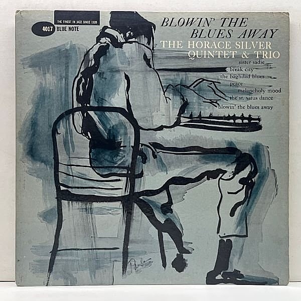 レコードメイン画像：【ジャケットも47West・完全オリジナル】良再生!! MONO 深溝 HORACE SILVER Blowin' The Blues Away (Blue Note BLP 4017) RVG刻印 耳あり