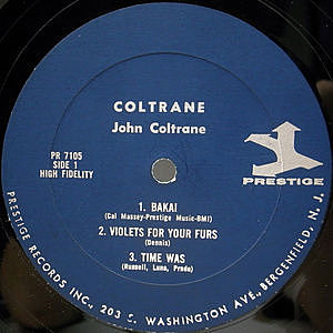 ジョン・コルトレーン レコード 5枚セット JOHN COLTRANE / Coltrane (LP) / Prestige | WAXPEND RECORDS