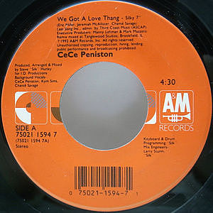 レコード画像：CECE PENISTON / We Got A Love Thang / Finally