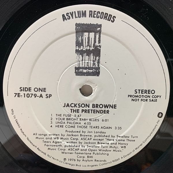 JACKSON BROWNE / The Pretender (LP) / Asylum | WAXPEND RECORDS