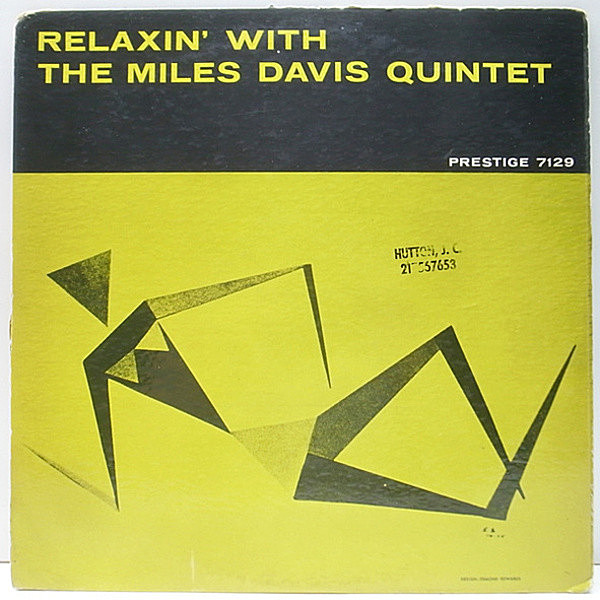 レコードメイン画像：1st. NYC 完全オリジナル MILES DAVIS Relaxin (Prestige 7129) RVG刻印 MONO 深溝 John Coltrane, Red Garland, Paul Chambers