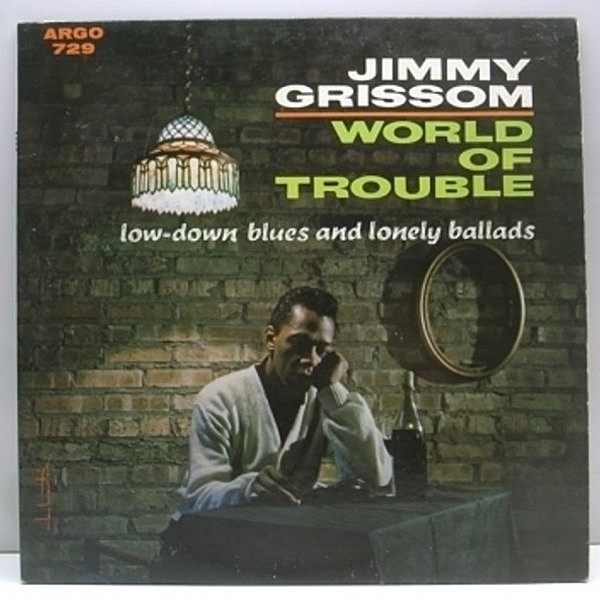 レコードメイン画像：白プロモ USオリジ MONO両溝 / JIMMY GRISSOM World Of Trouble