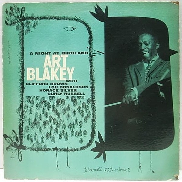 レコードメイン画像：美再生!良盤! R無し 47WEST 両溝 ART BLAKEY A Night At Birdland, Vol. 2 (Blue Note / BLP 1522) 手書きRVG 耳